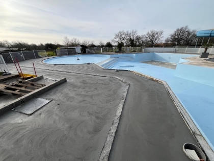 Rénovation du bassin, La Ferme du Latois 2